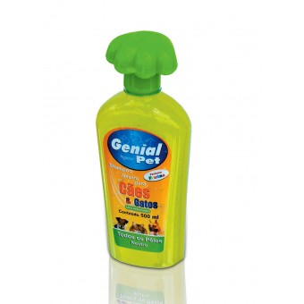 Shampoo Cães e Gatos Neutro Frutas Genial Pet - 500 ml
